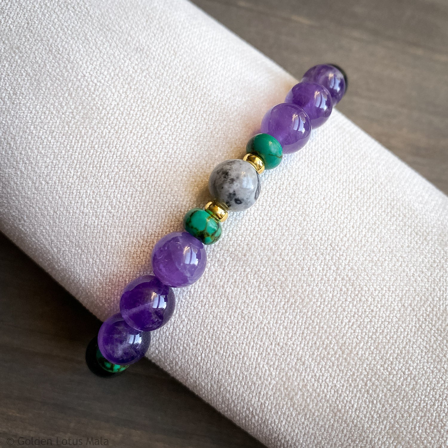 Self-Confidence Bracelet - Onyx, Amethyst, Jasper