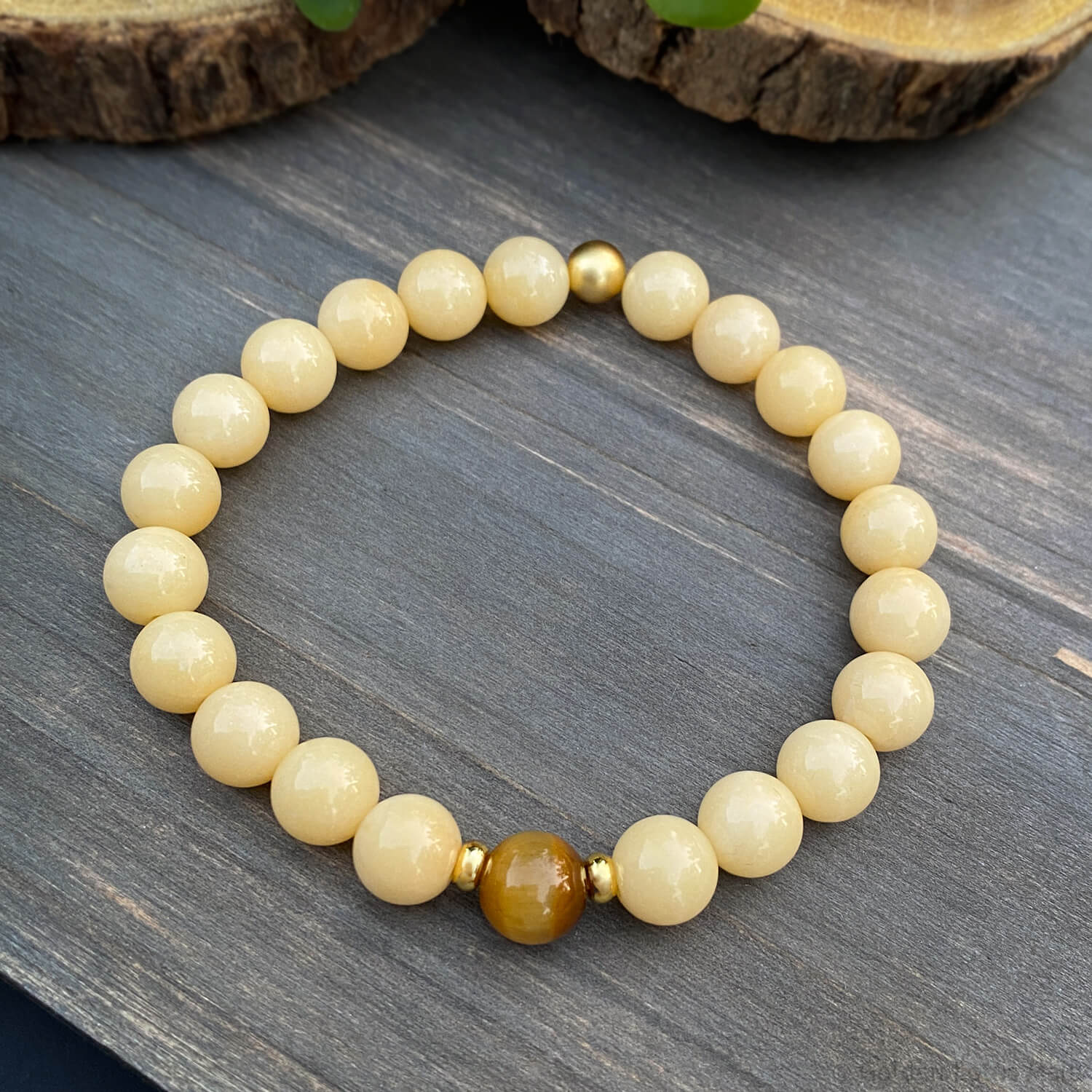 Prosperity & Clarity Bracelet - Jade & Tiger Eye