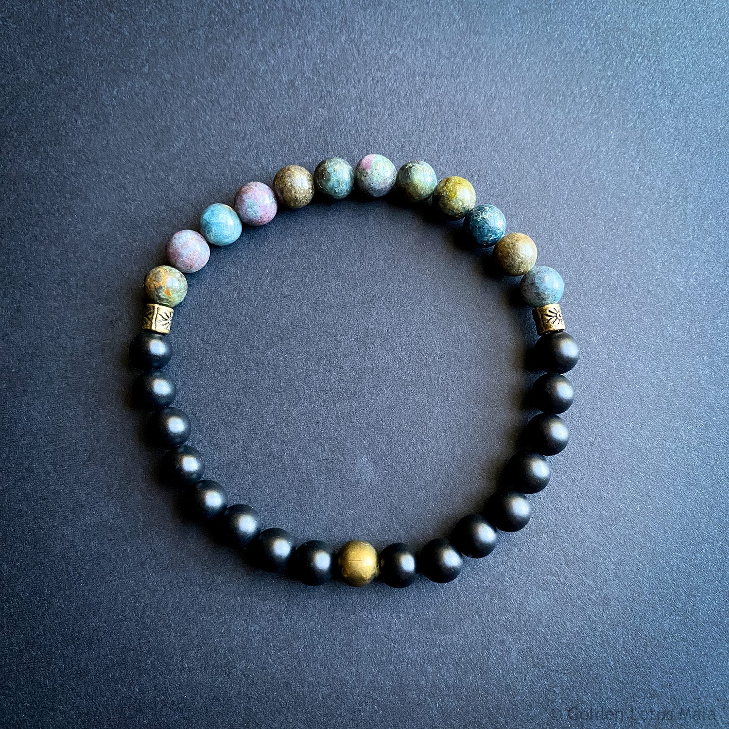 Ruby Kyanite Fuchsite Onyx Bracelet