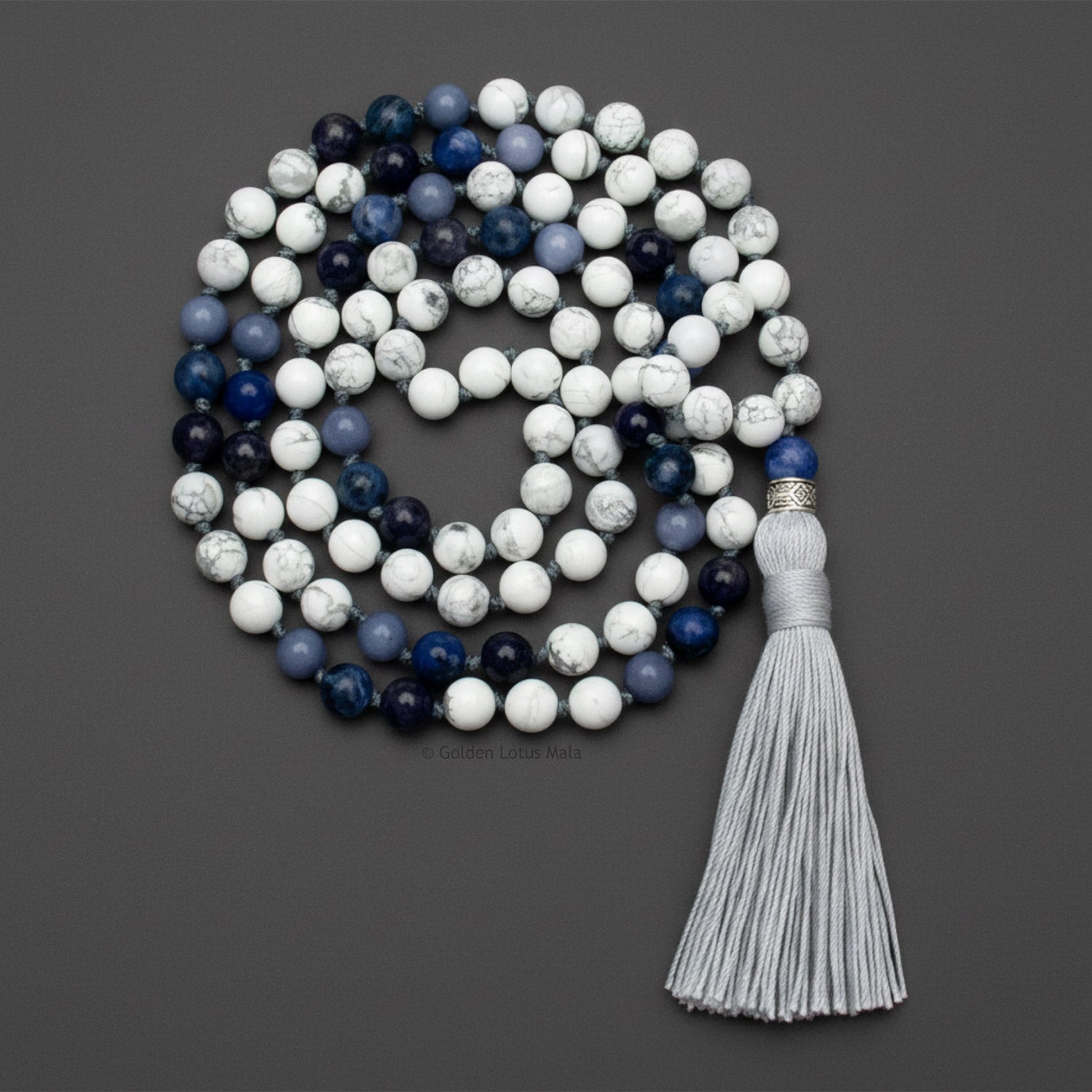 Peace Within Mala - Howlite