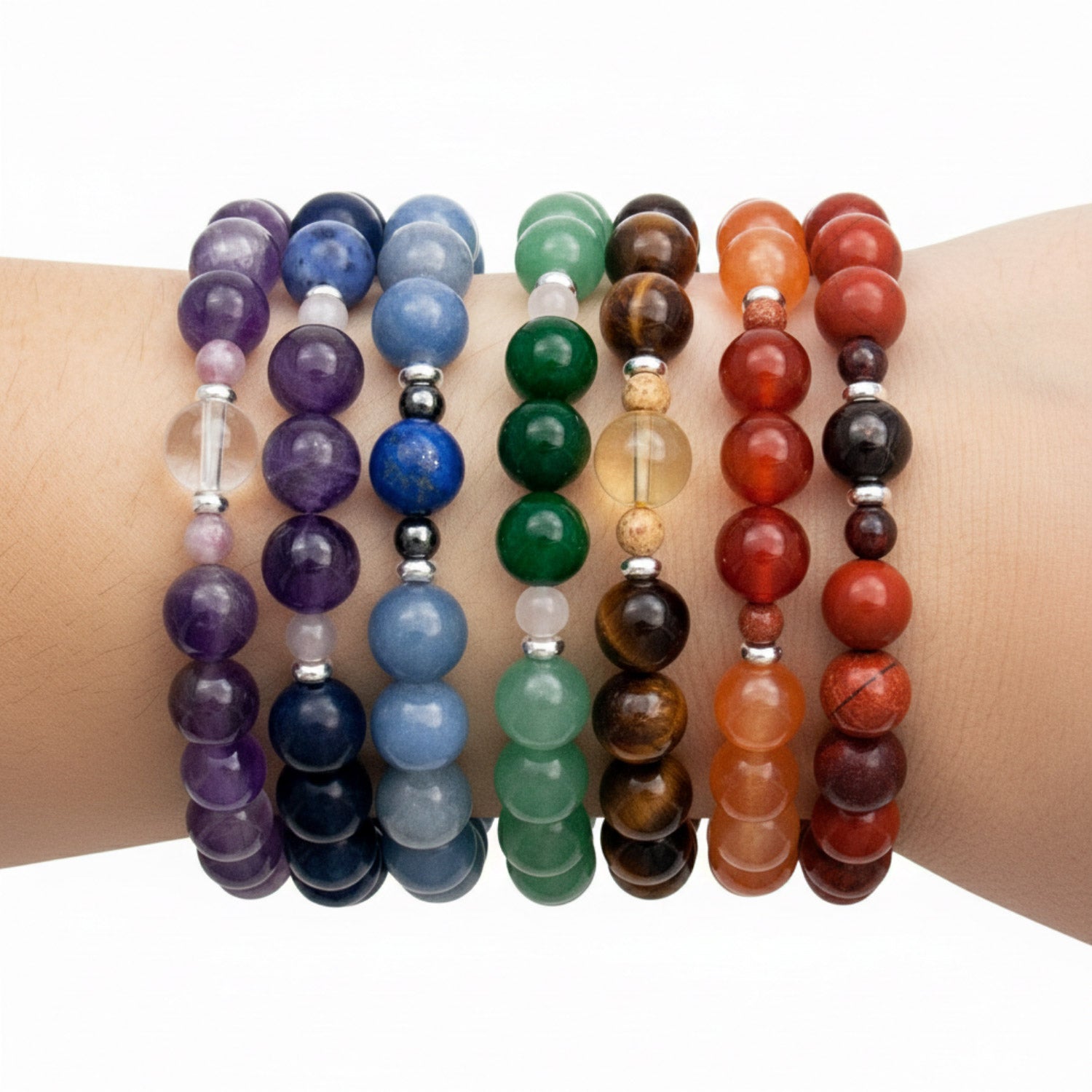 Chakra Healing Bracelet Set