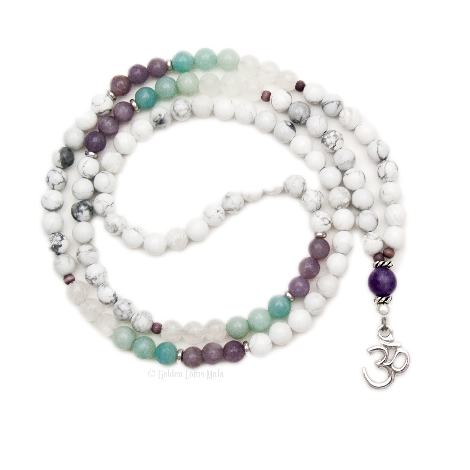Follow Your Bliss Mala - Om Charm