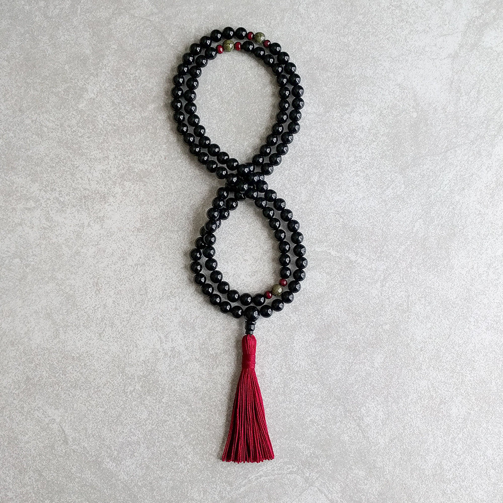 Black Onyx Mala Beads