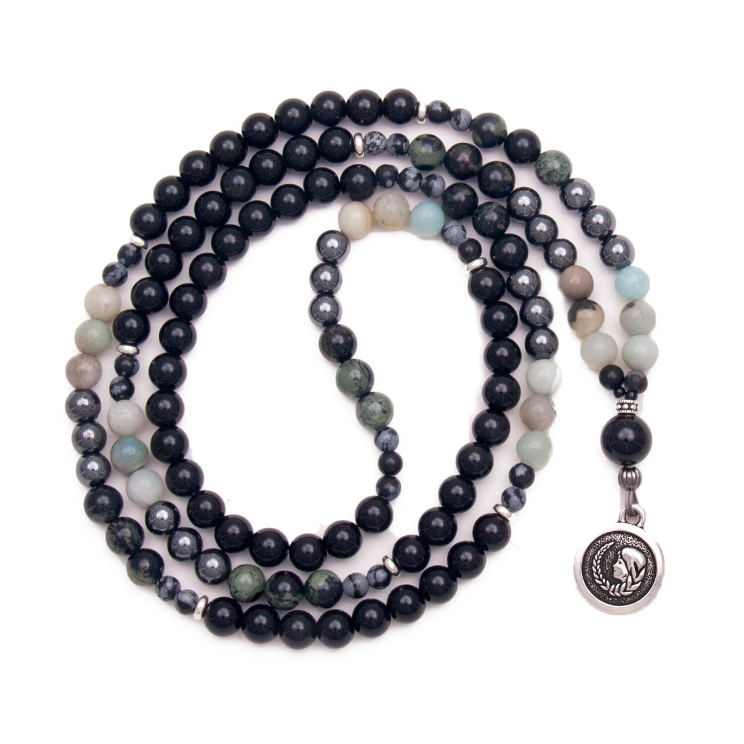Virgo Mala - Jasper, Hematite, Amazonite
