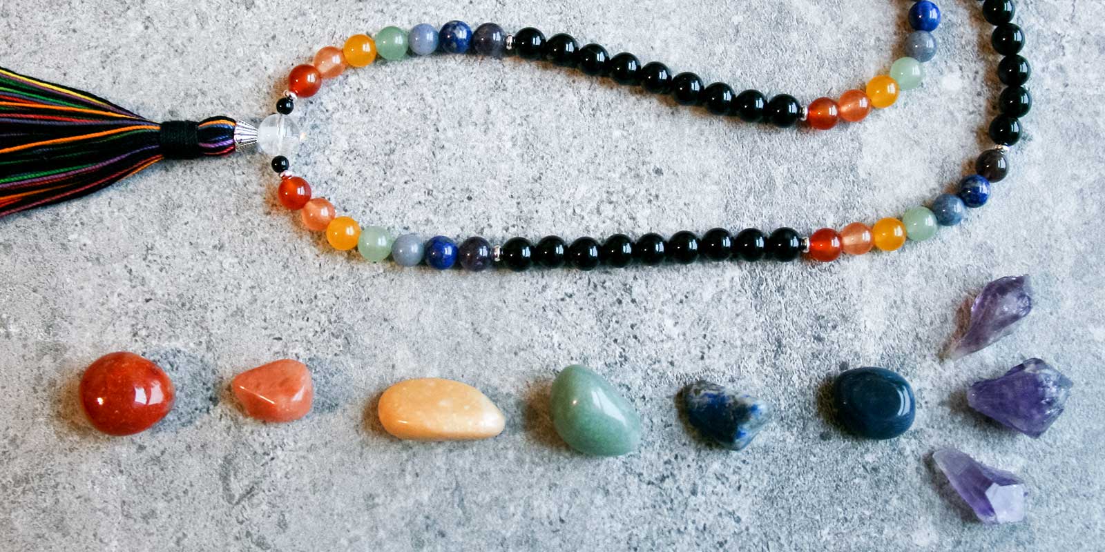 Buy Seven Chakra Stone Bracelet