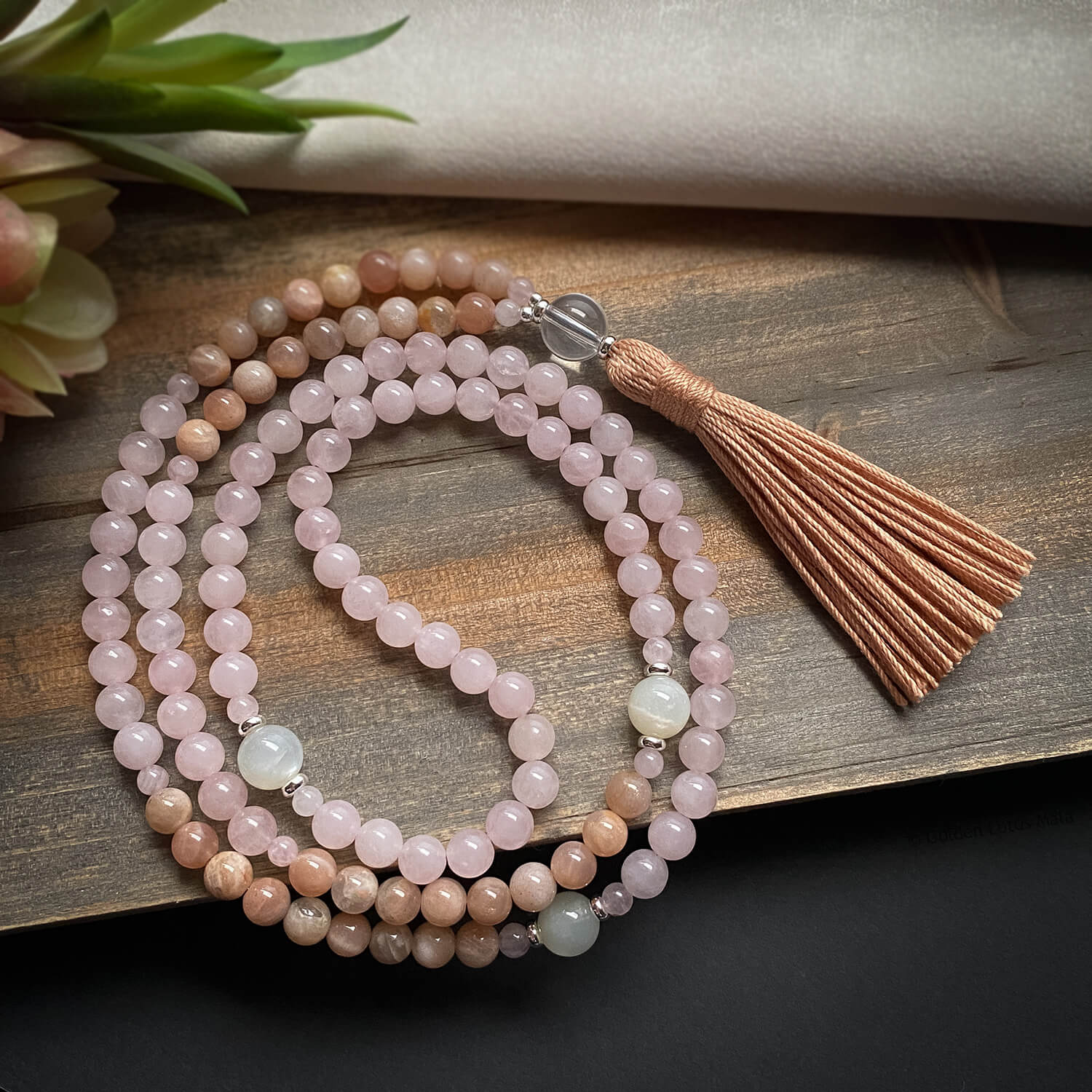 Rose Quartz Mala Beads Rose Quartz Mala Beads