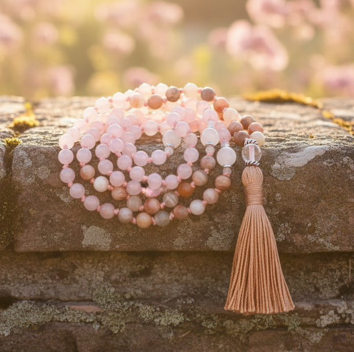 Love Mala - Rose Quartz &amp; Moonstone