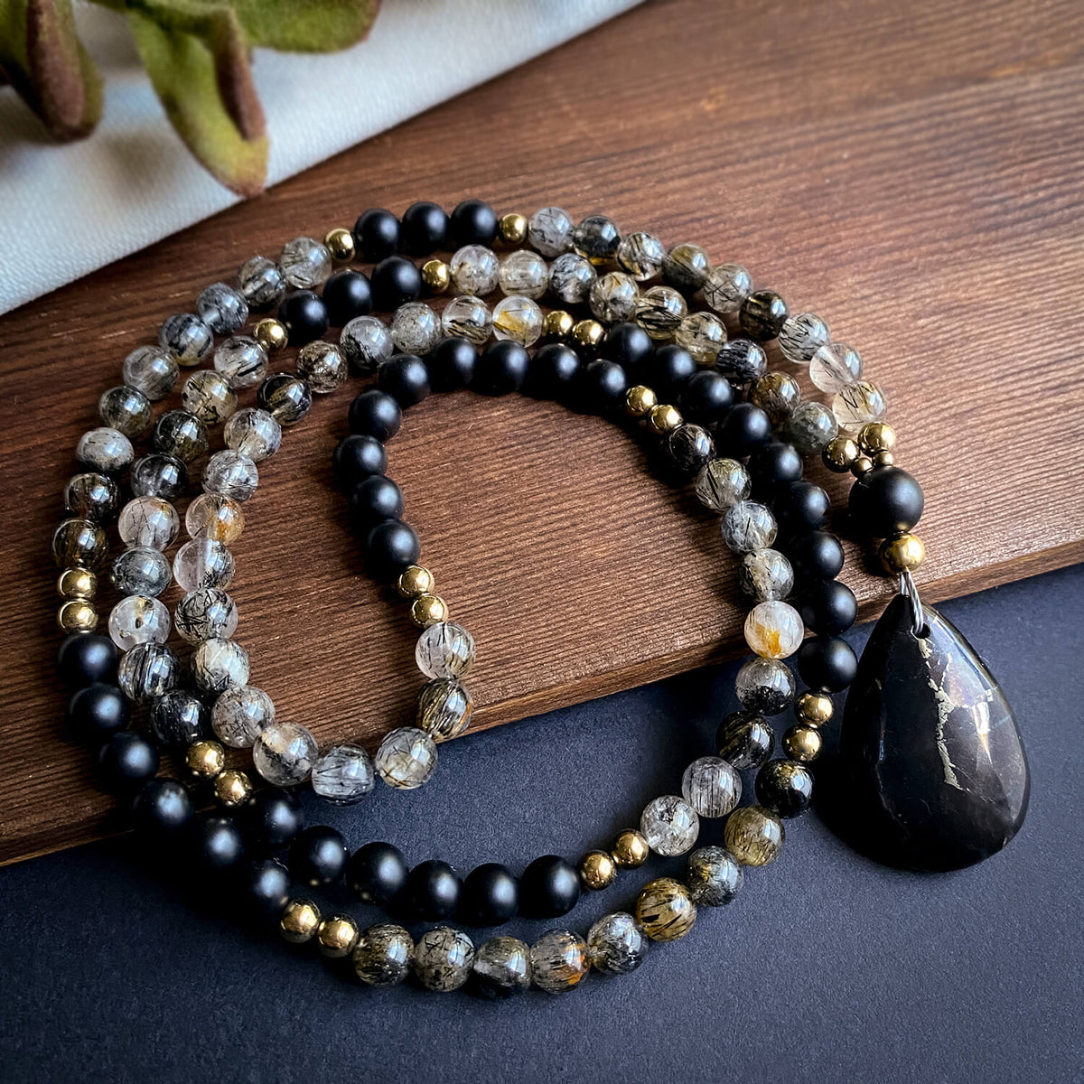 Guardian Mala - Shungite &amp; Tourmaline