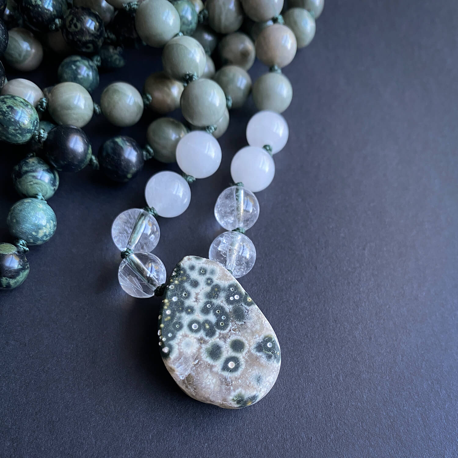Verdant Waves Mala