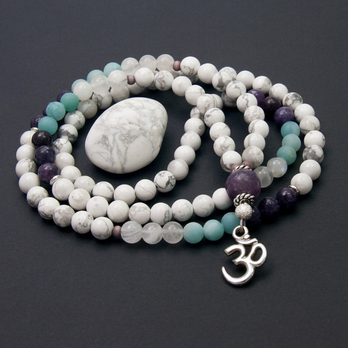 Follow Your Bliss Mala - Om Charm