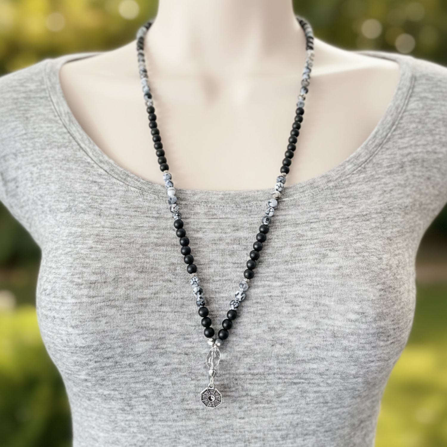 I Embrace Balance Mala & Bracelet Set