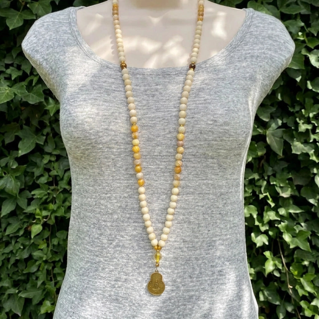 Guan Yin Mala Necklace - Compassion &amp; Renewal
