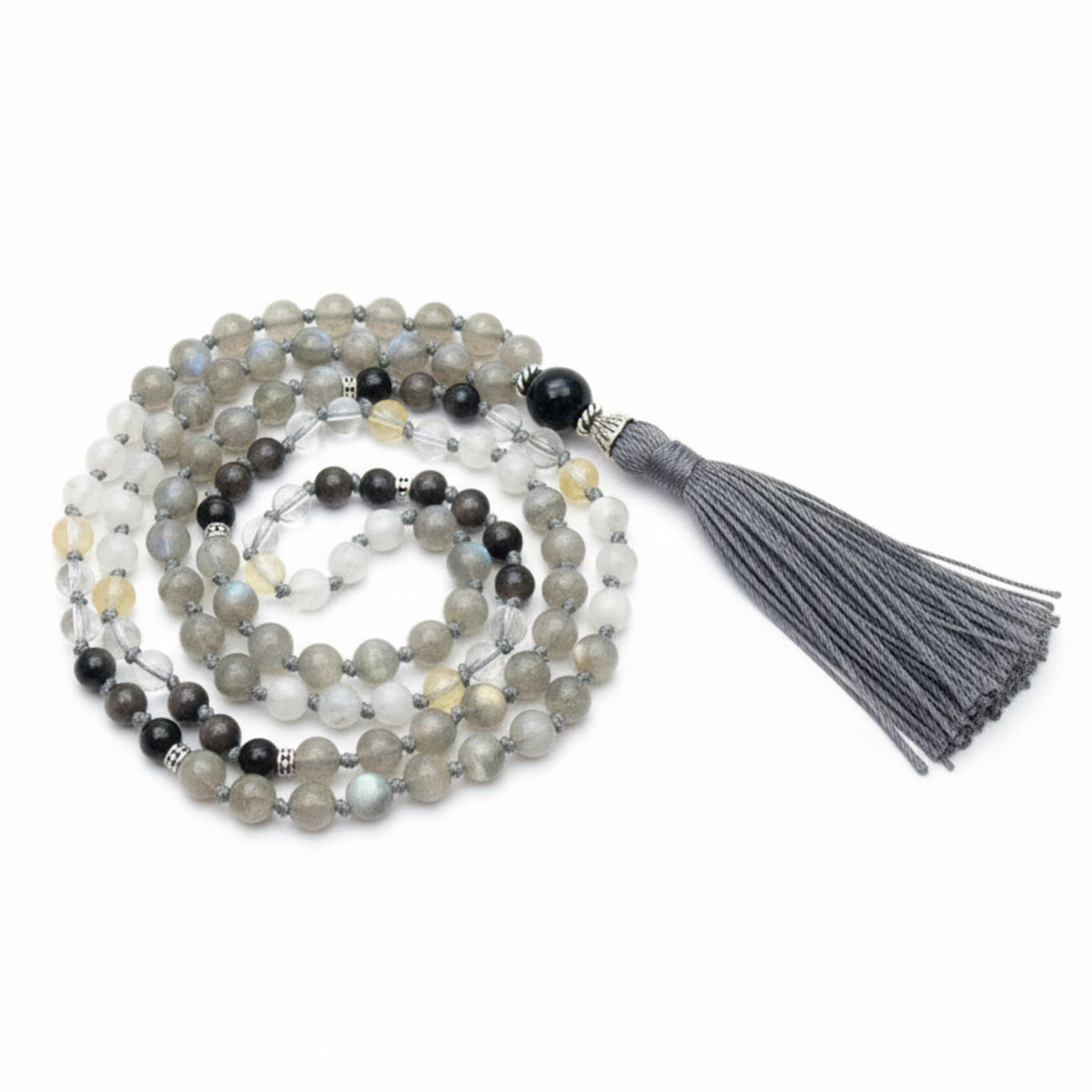 Celestial Renewal Mala – Labradorite &amp; Moonstone