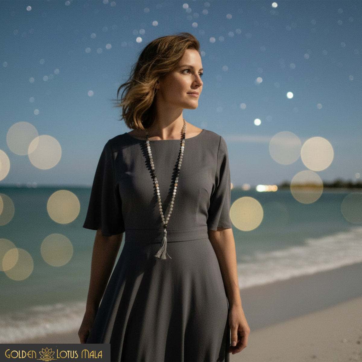 Celestial Renewal Mala Necklace