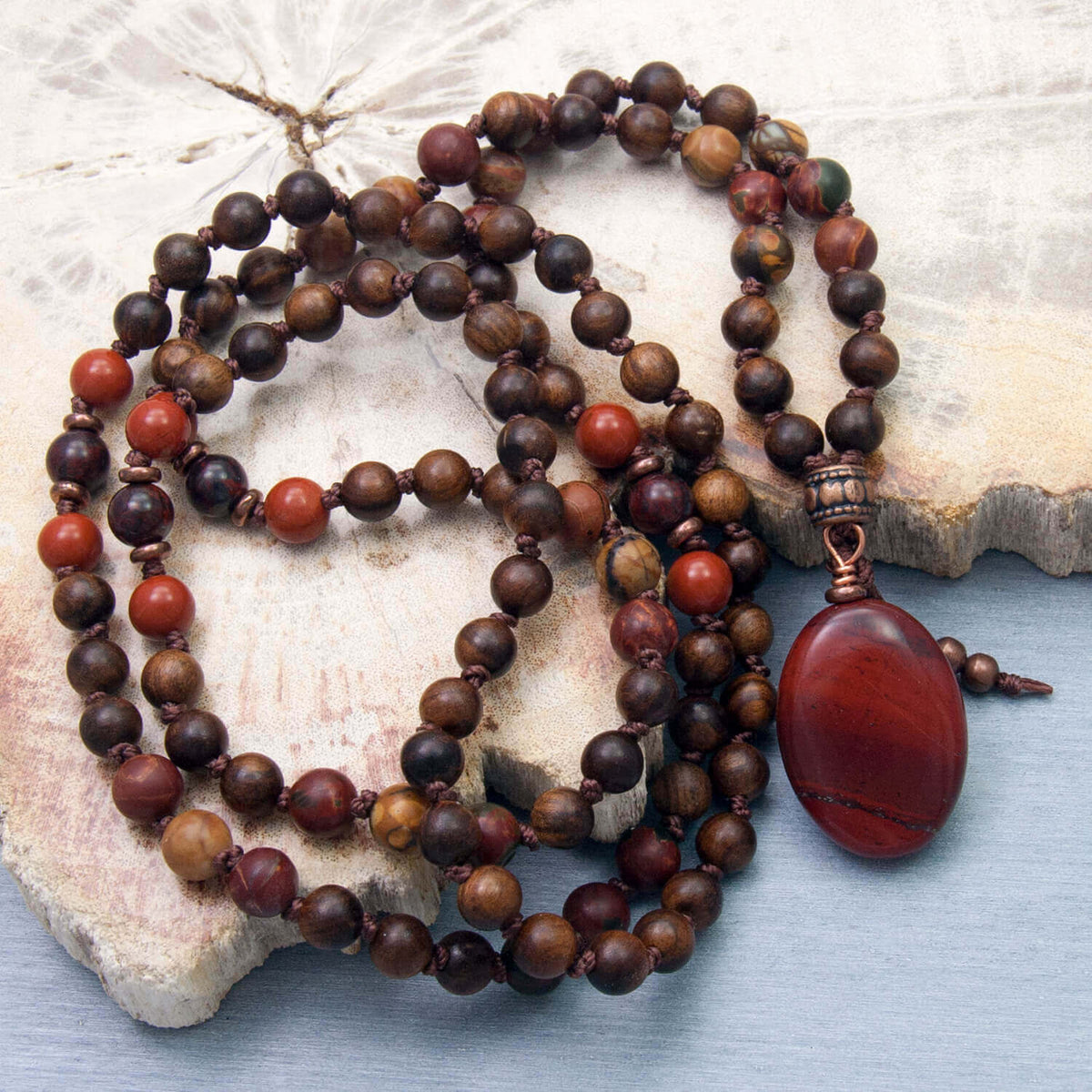 Earth&#39;s Embrace Mala Necklace