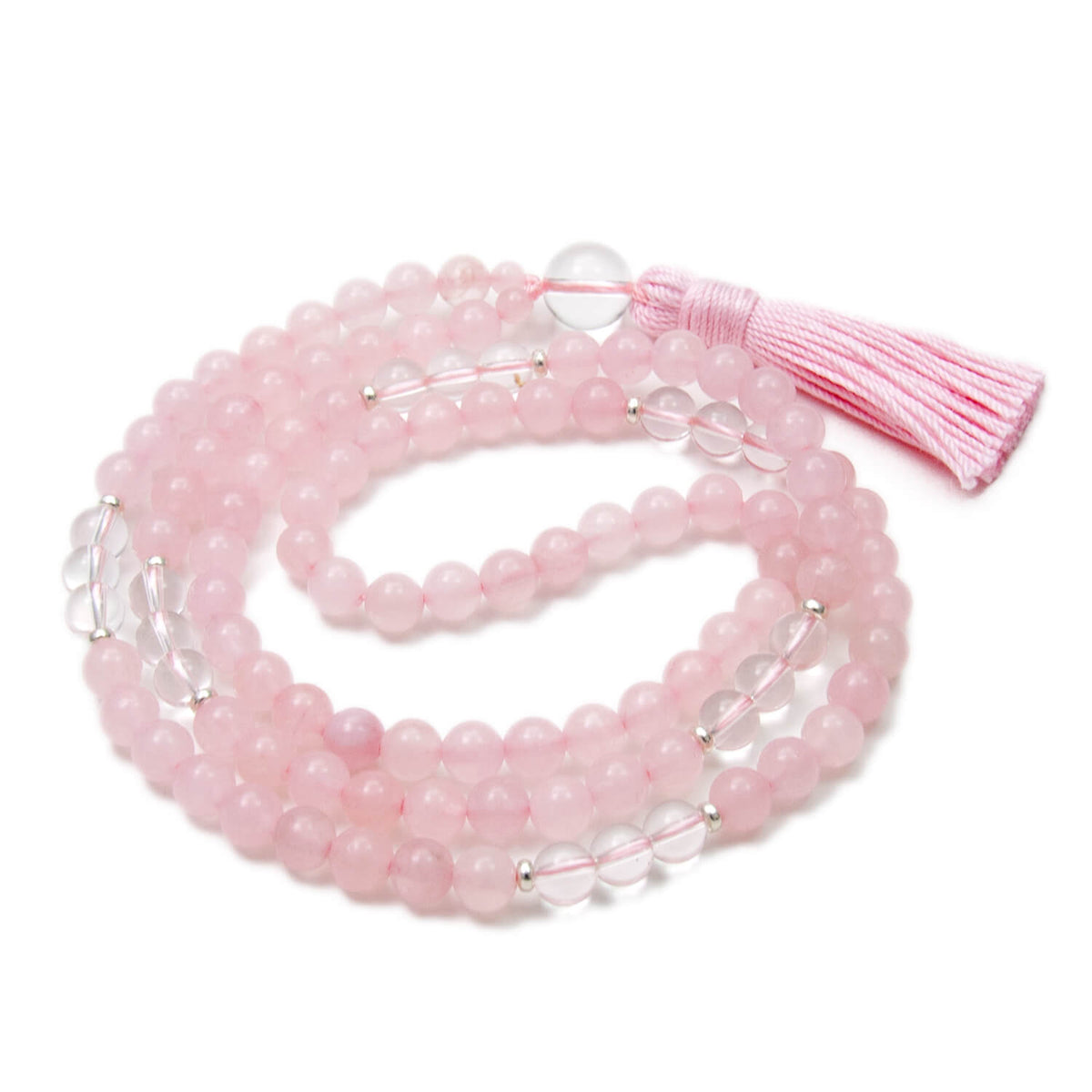 I Radiate Love Mala, Rose Quartz