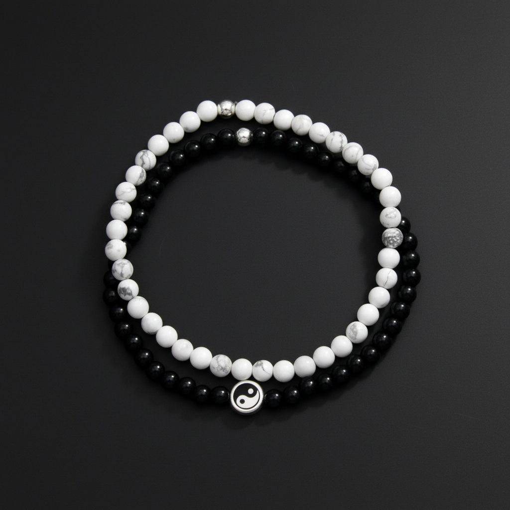 Yin & Yang Harmony Bracelet Set