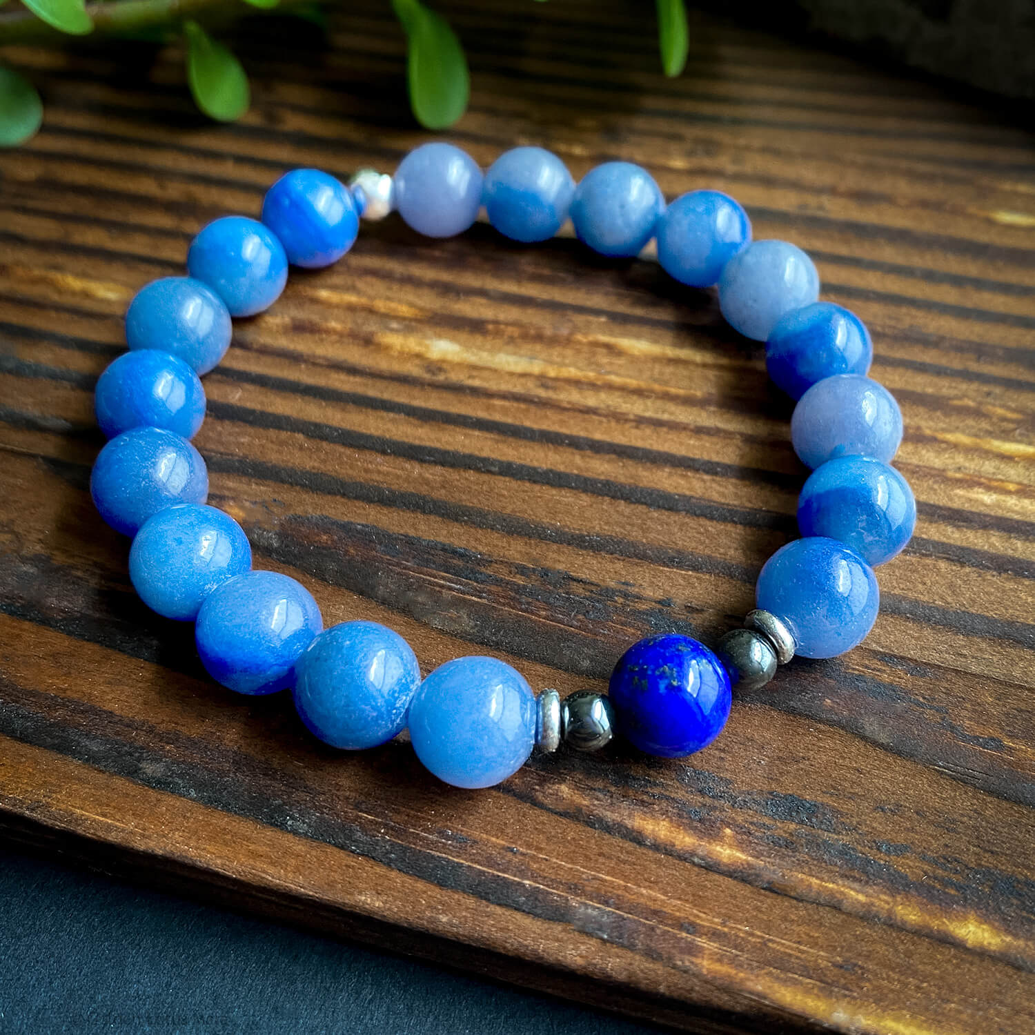 Throat Chakra Bracelet - Blue Aventurine & Lapis Lazuli