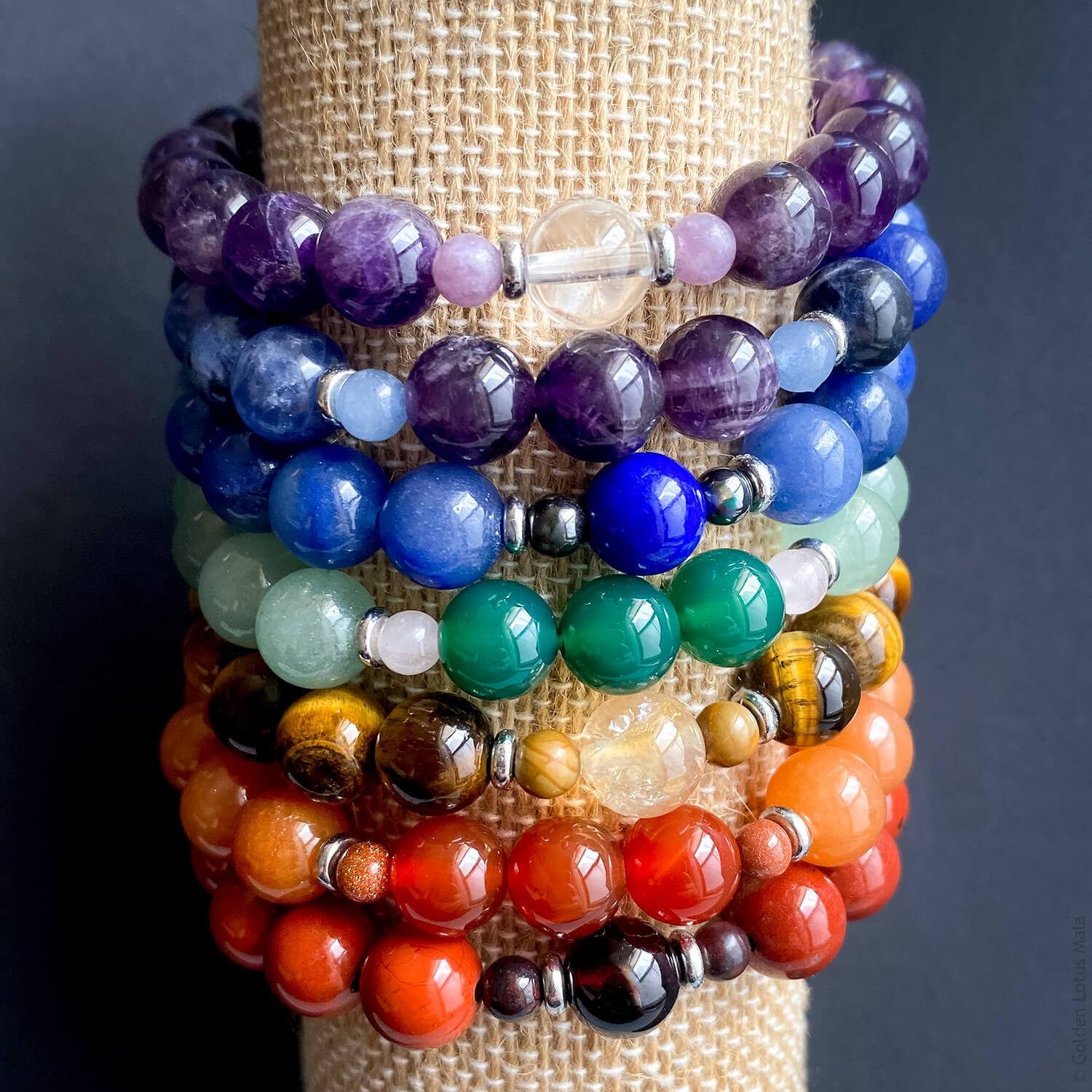 Chakra Healing Bracelet Set