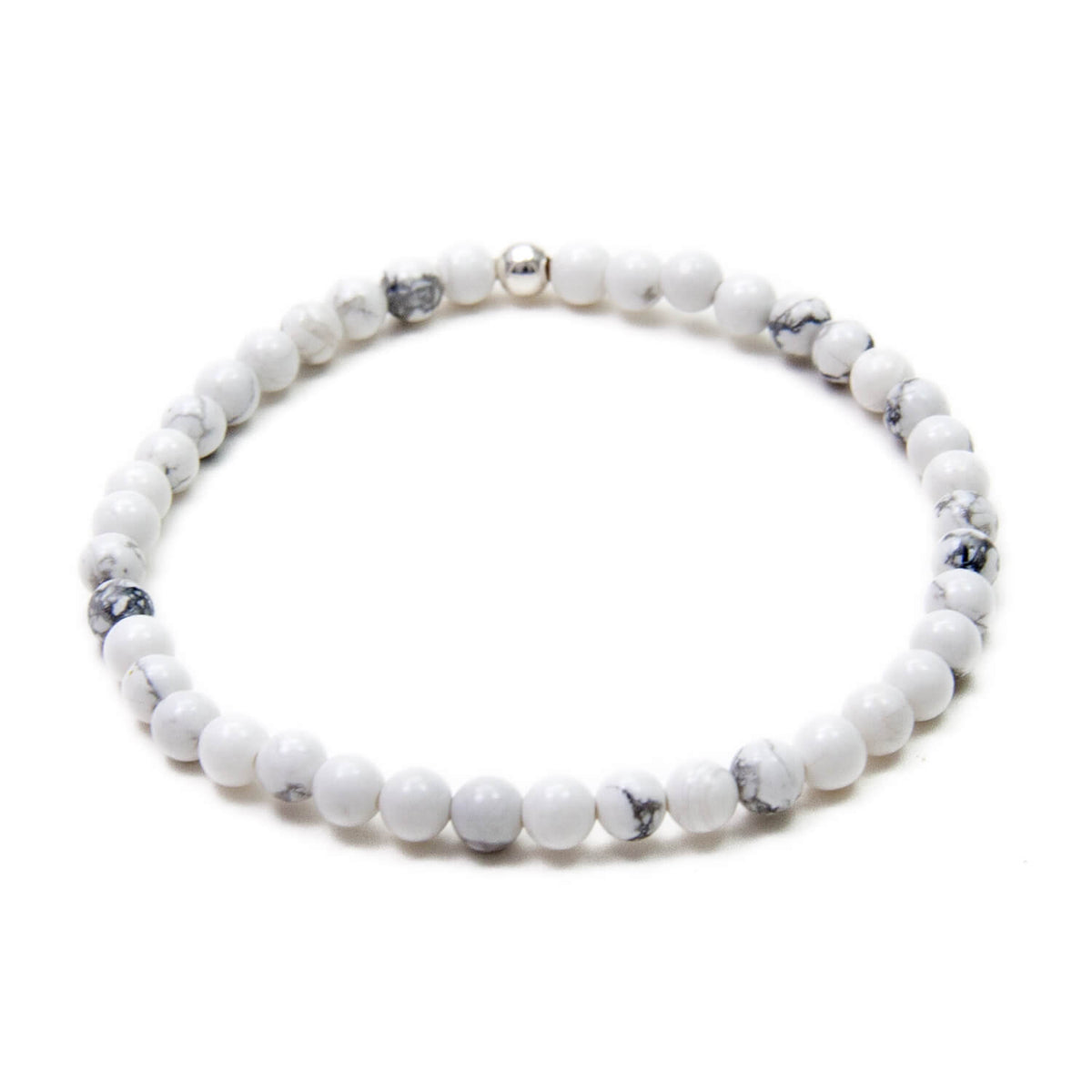 Howlite Dainty Bracelet, Serenity and Peace