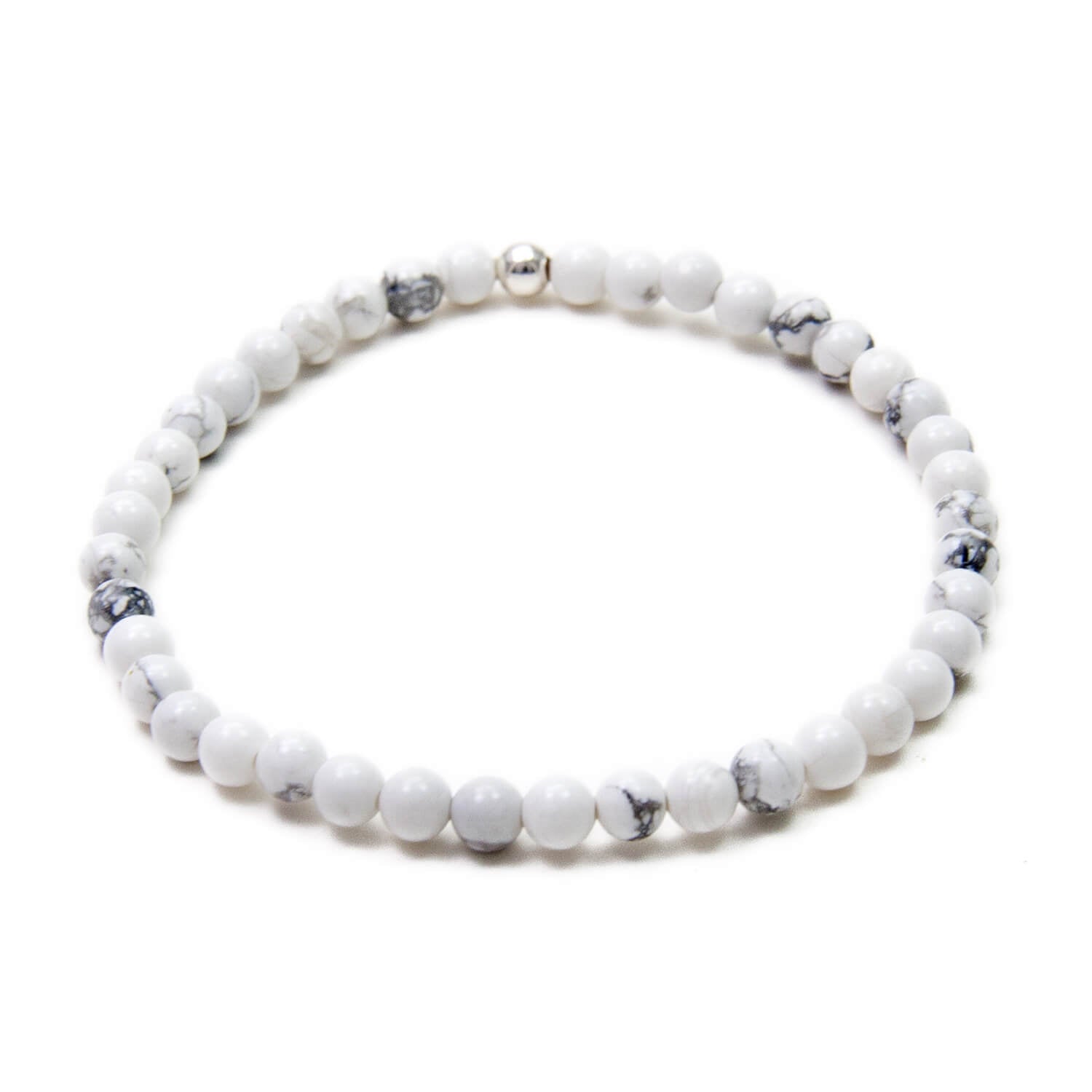 Howlite Dainty Bracelet, Serenity and Peace