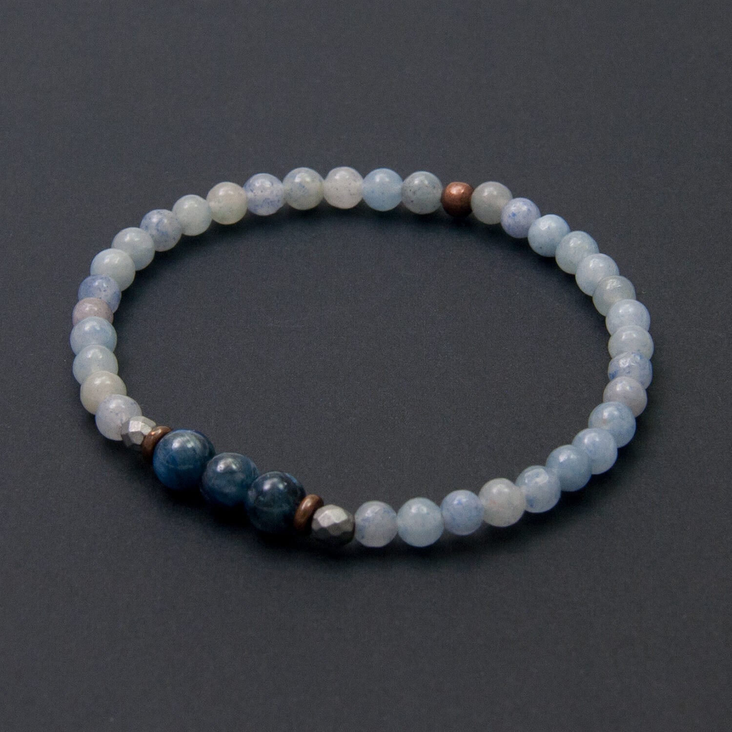 Inner Harmony Bracelet, Kyanite and Aventurine