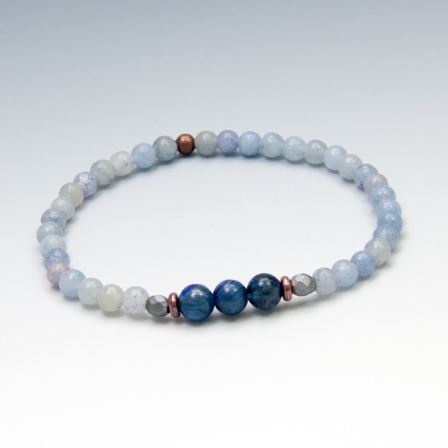 Inner Harmony Bracelet, Kyanite and Aventurine