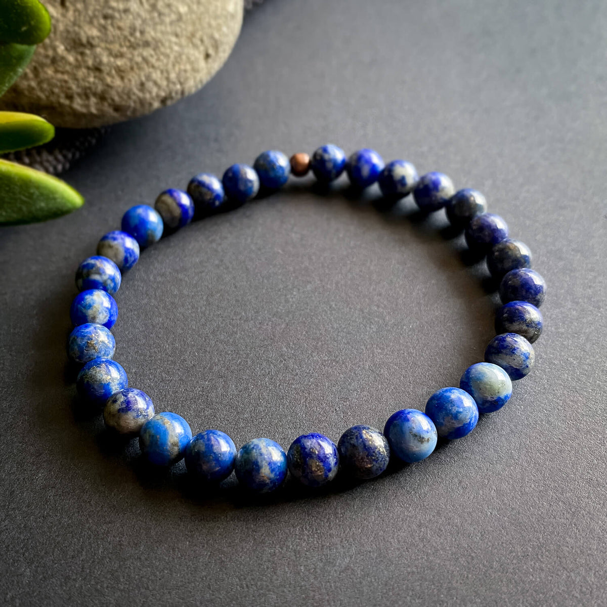 Lapis Lazuli Bracelet, 6mm