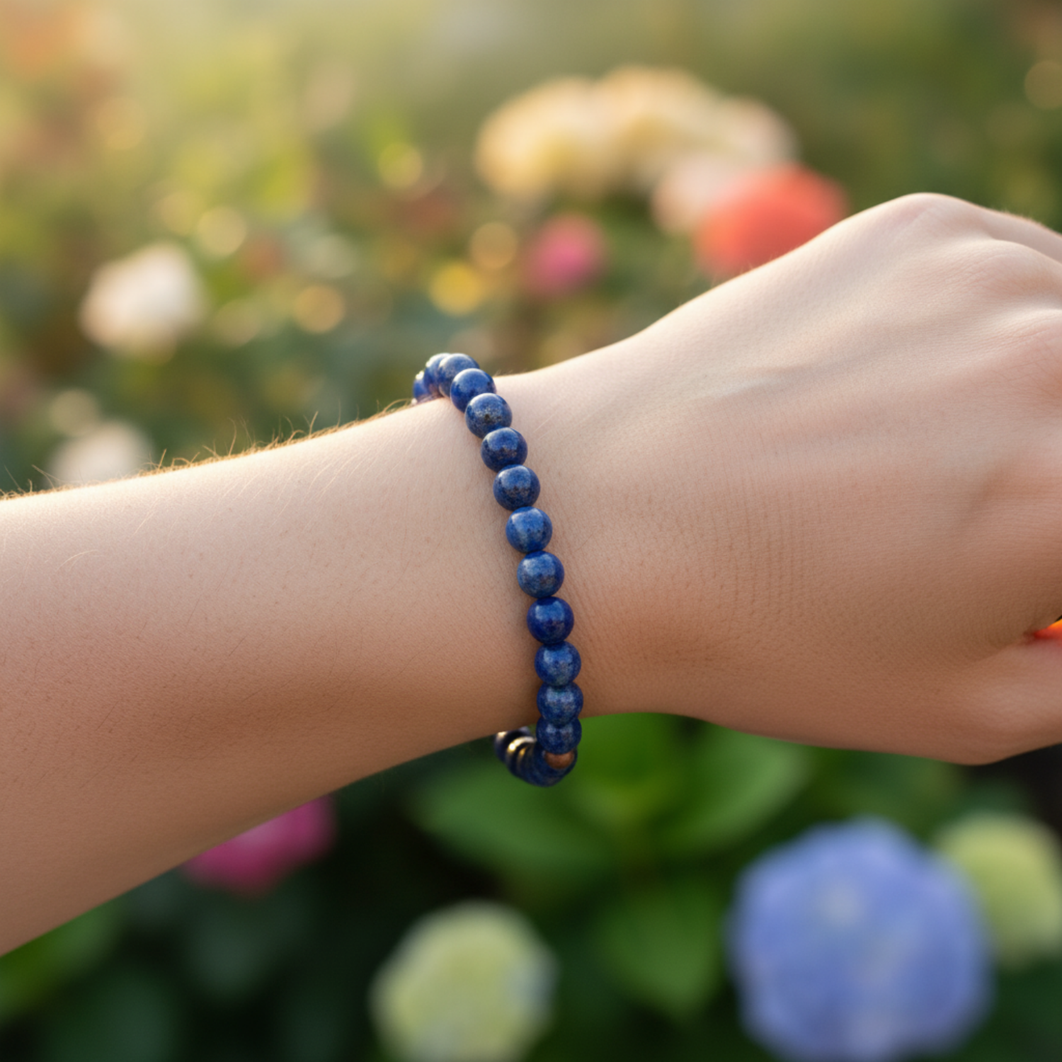 Lapis Lazuli Bracelet, 6mm