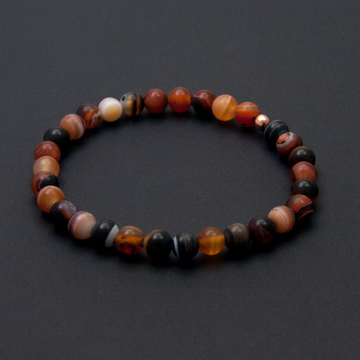Weaving Balance Bracelet - Agate 6mm