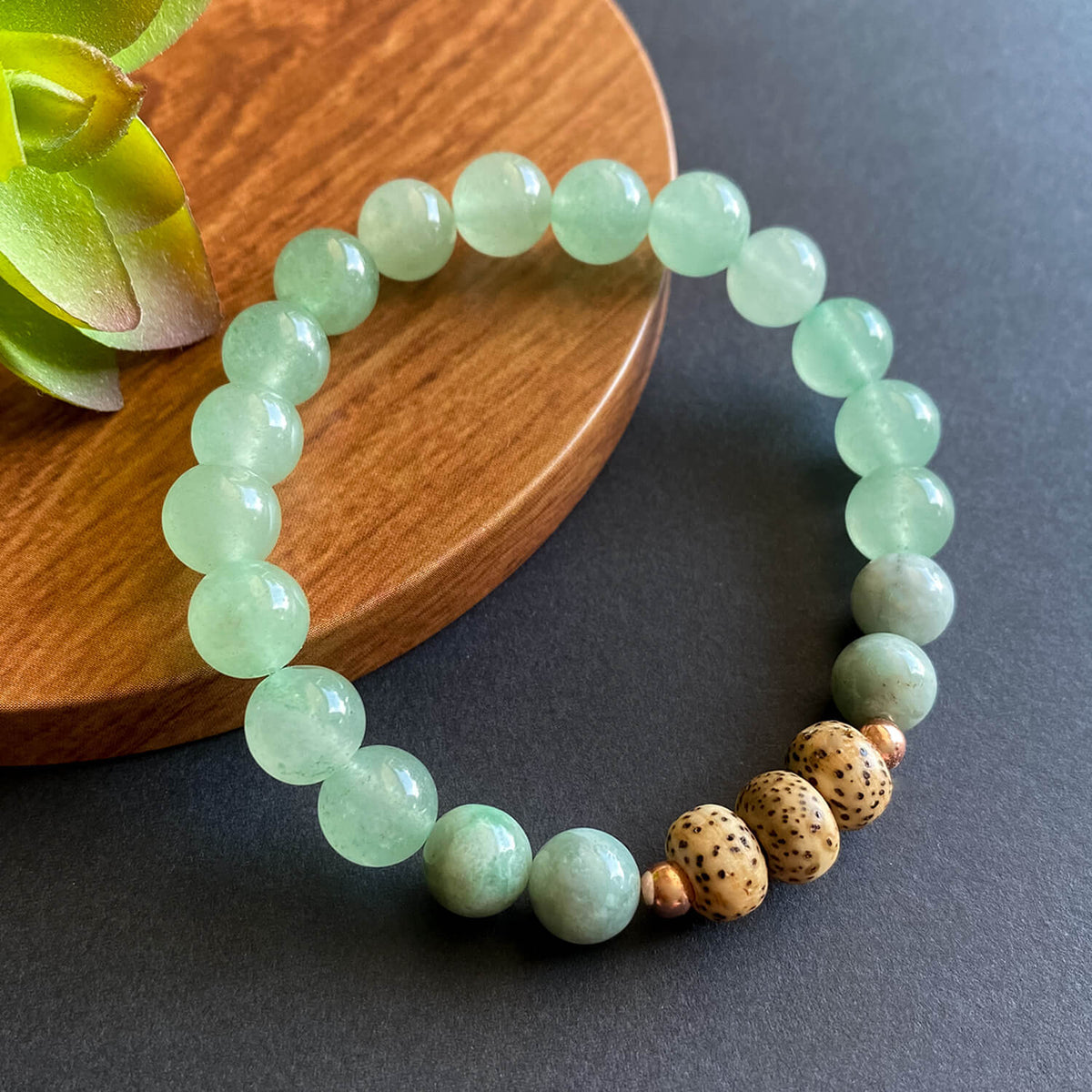 Prosperity Bracelet - Golden Lotus Mala