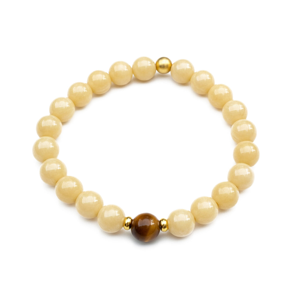 Prosperity &amp; Clarity Bracelet - Jade &amp; Tiger Eye
