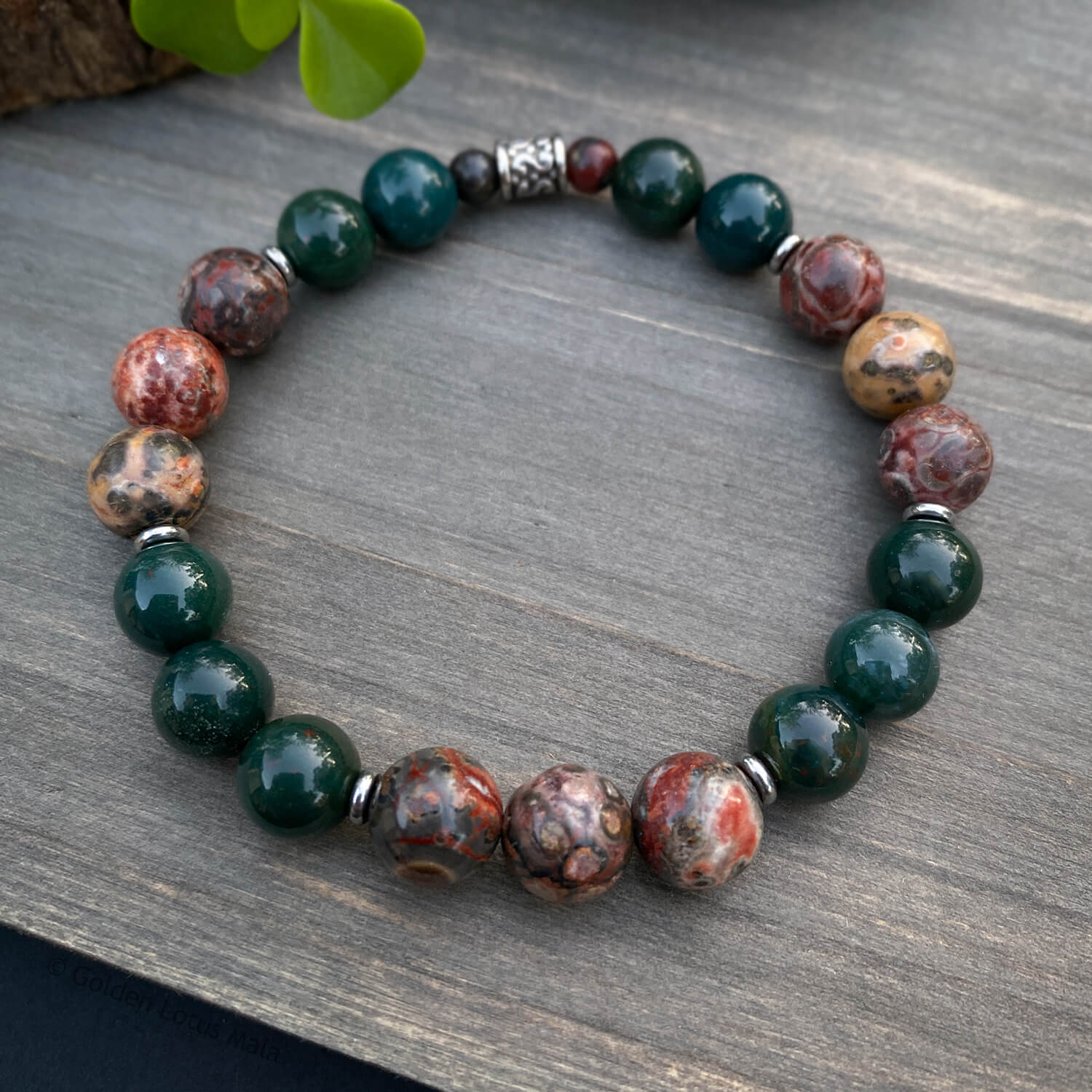 Warrior Spirit Bracelet – Jasper & Bloodstone