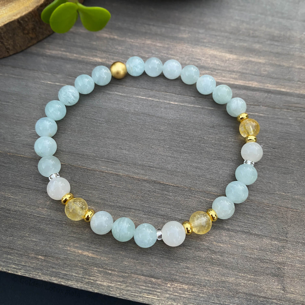 Dream Flow Bracelet – Aquamarine &amp; Moonstone