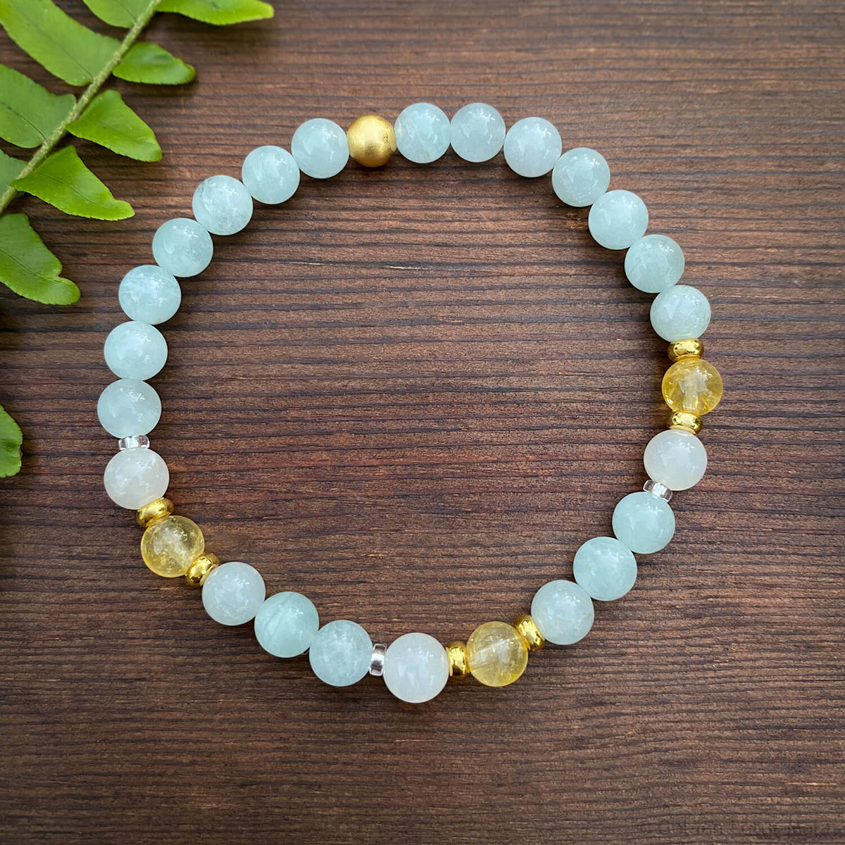 Dream Flow Bracelet – Aquamarine &amp; Moonstone