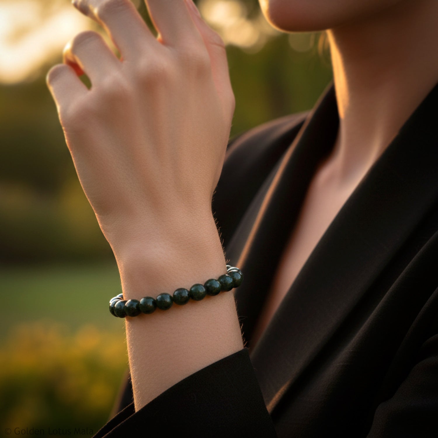 Bloodstone Bracelet by Golden Lotus Mala