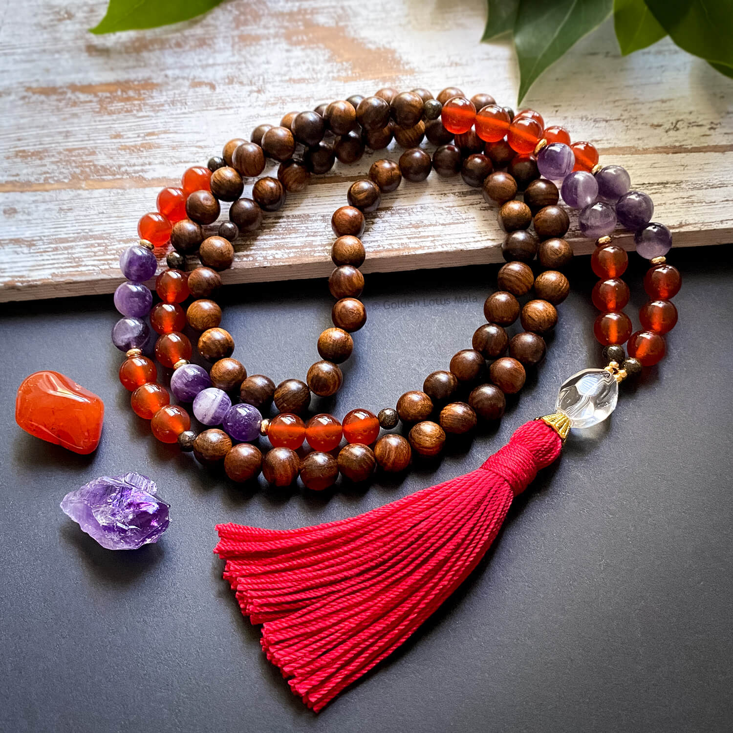 Aries Mala Necklace by Golden Lotus Mala