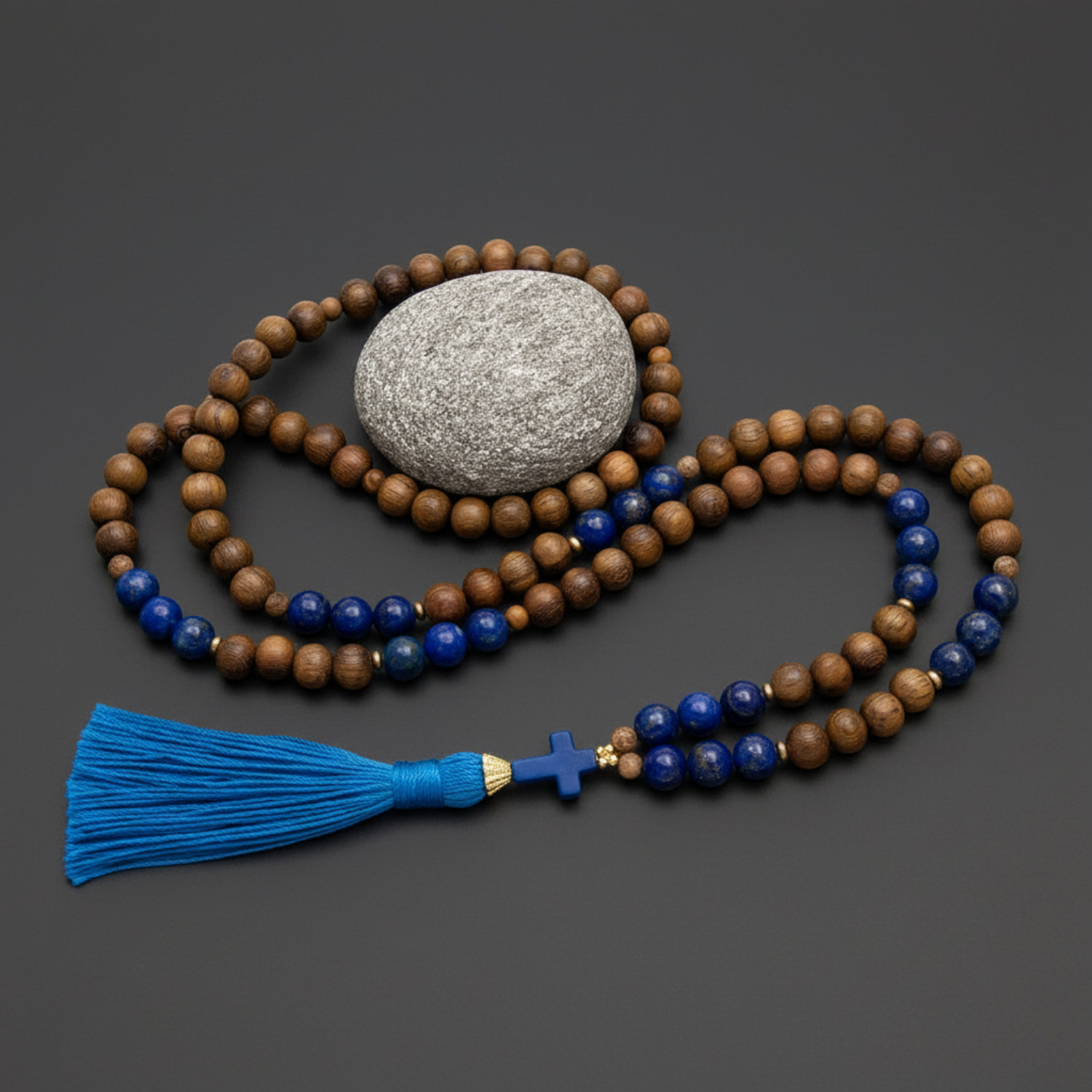 Christian Mala - Lapis Lazuli