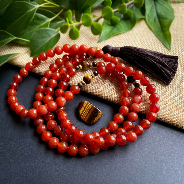 Buy Red Carnelian Buddha Beads Collection Charm Bracelet for Men 12mm size  at Amazon.in