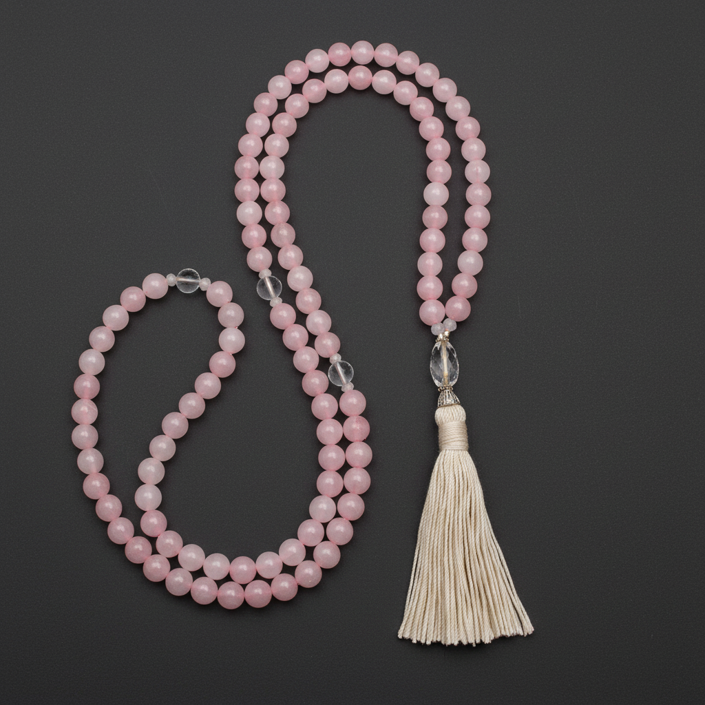 Rose Quartz Mala - Compassion