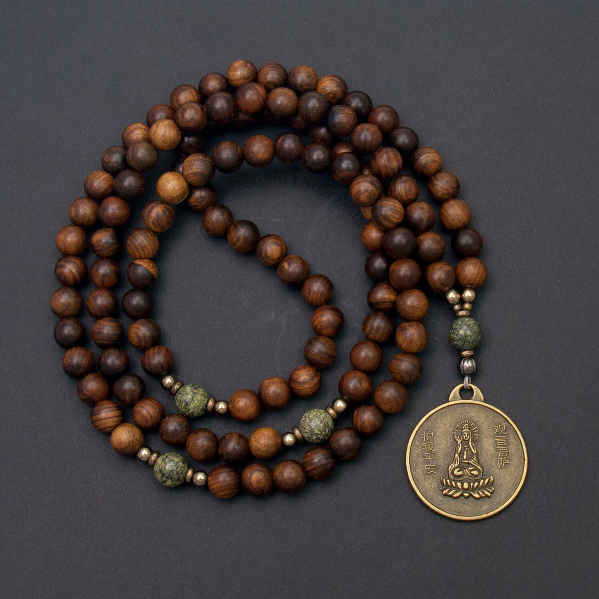 Natural Sandalwood Bracelet Men Buddhist Buddha Meditation Bead Bracelet  For Women Prayer 108 Beads Rosary Hanging Decoration - Bracelets -  AliExpress