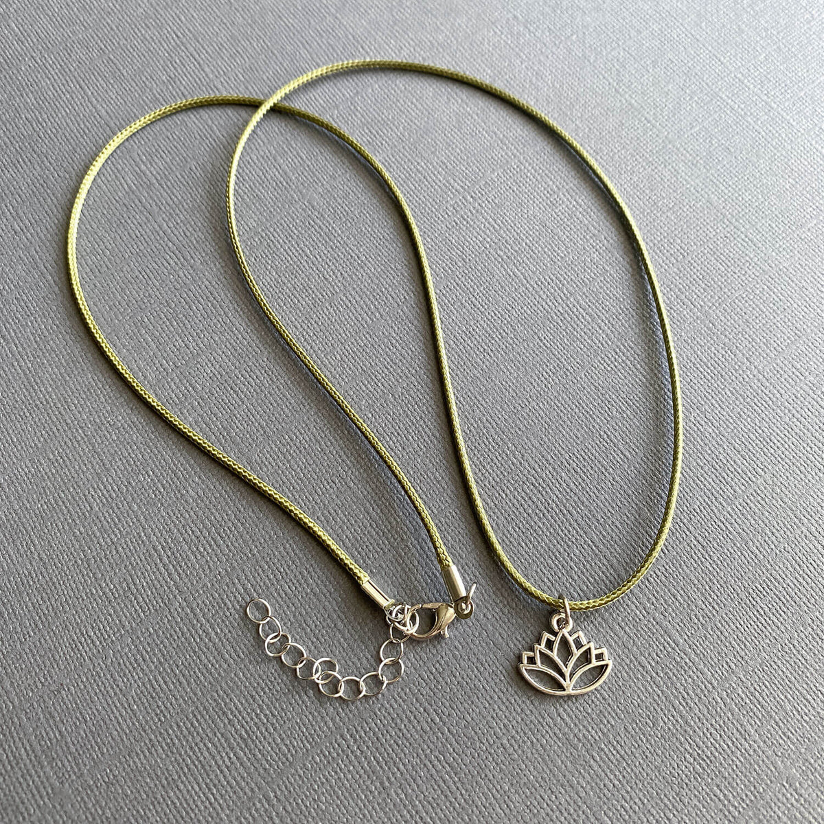 Lotus Flower Charm Necklace – Purity &amp; Awakening