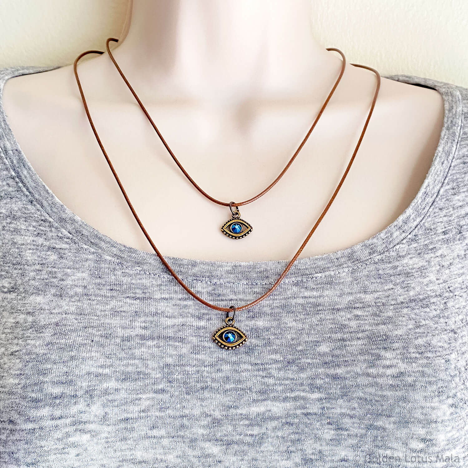 Evil Eye Charm Necklace – Protection & Clarity
