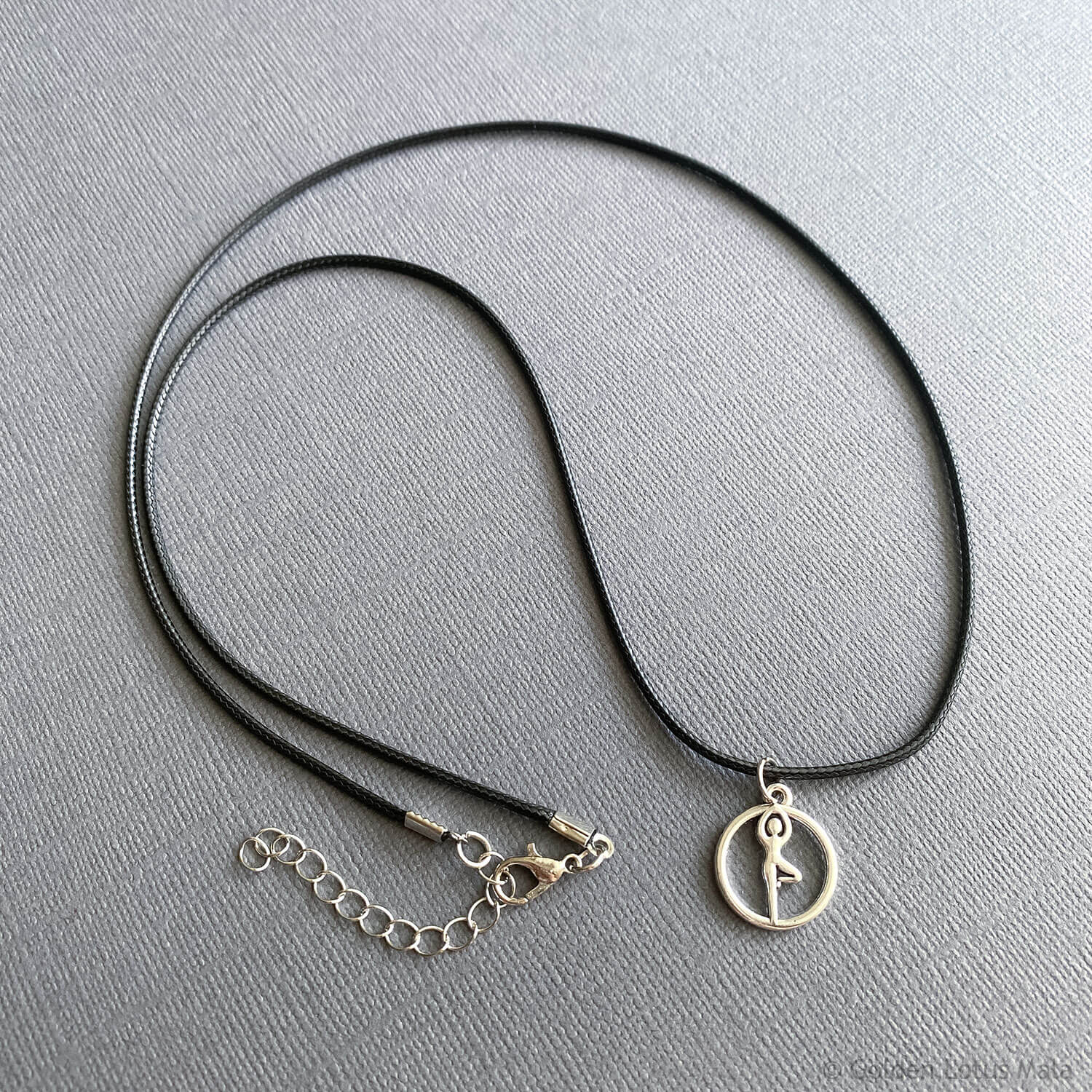 Yoga Warrior Pose Necklace – Strength & Balance