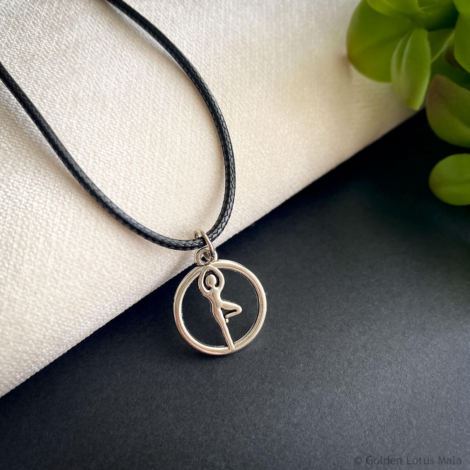 Yoga Warrior Pose Necklace – Strength & Balance