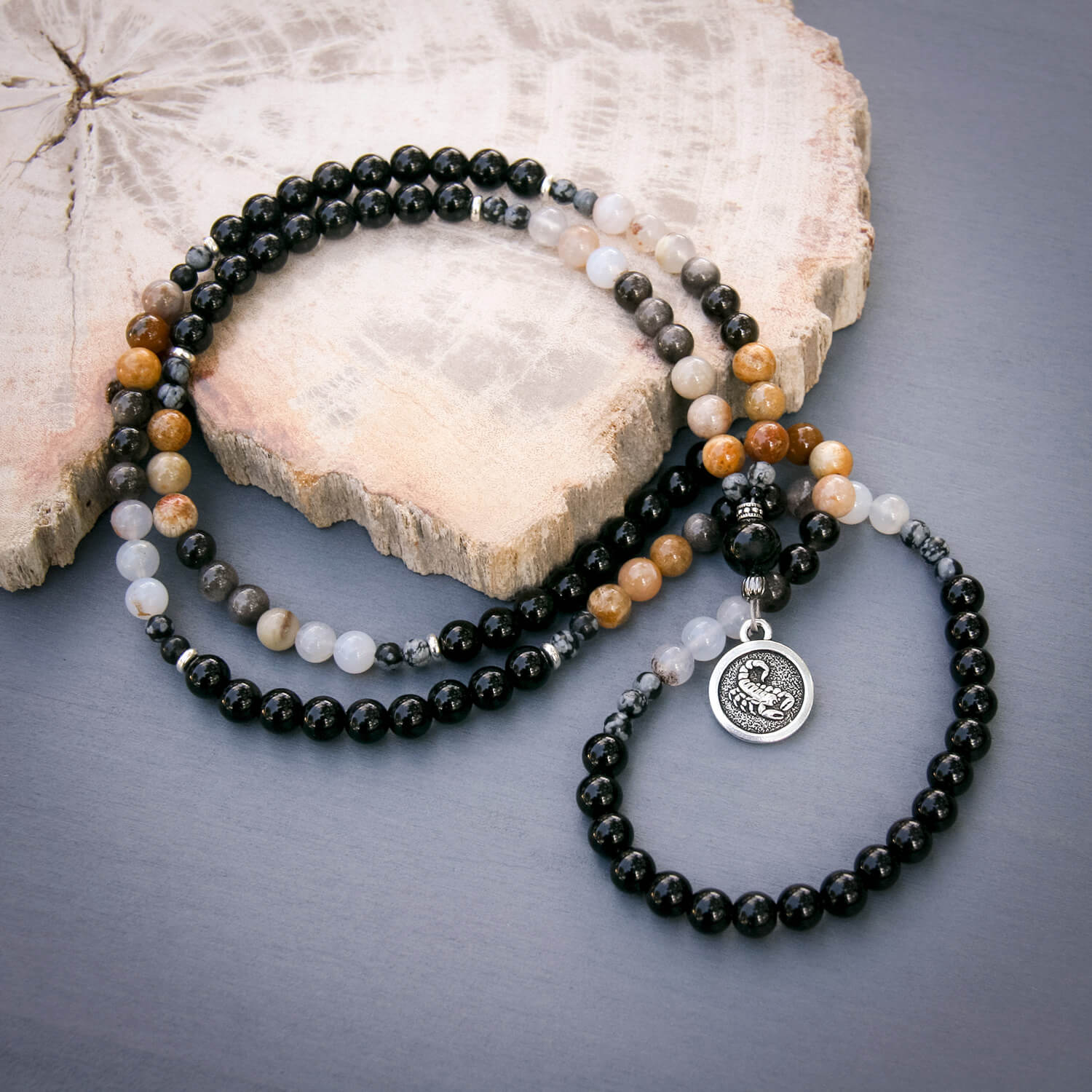 Scorpio Mala Astrology Necklace