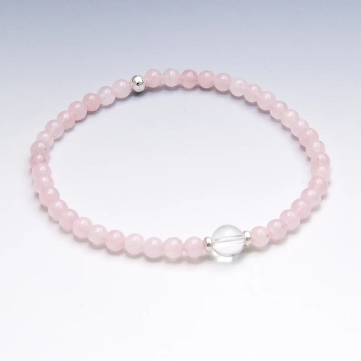 Rose Quartz Dainty Bracelet, Compassion and Love
