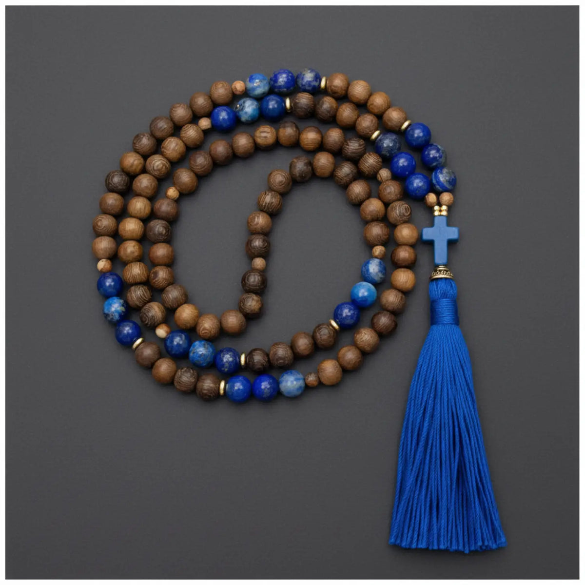 Christian Mala - Lapis Lazuli