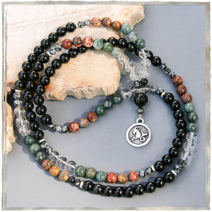 Capricorn Mala Astrology Necklace