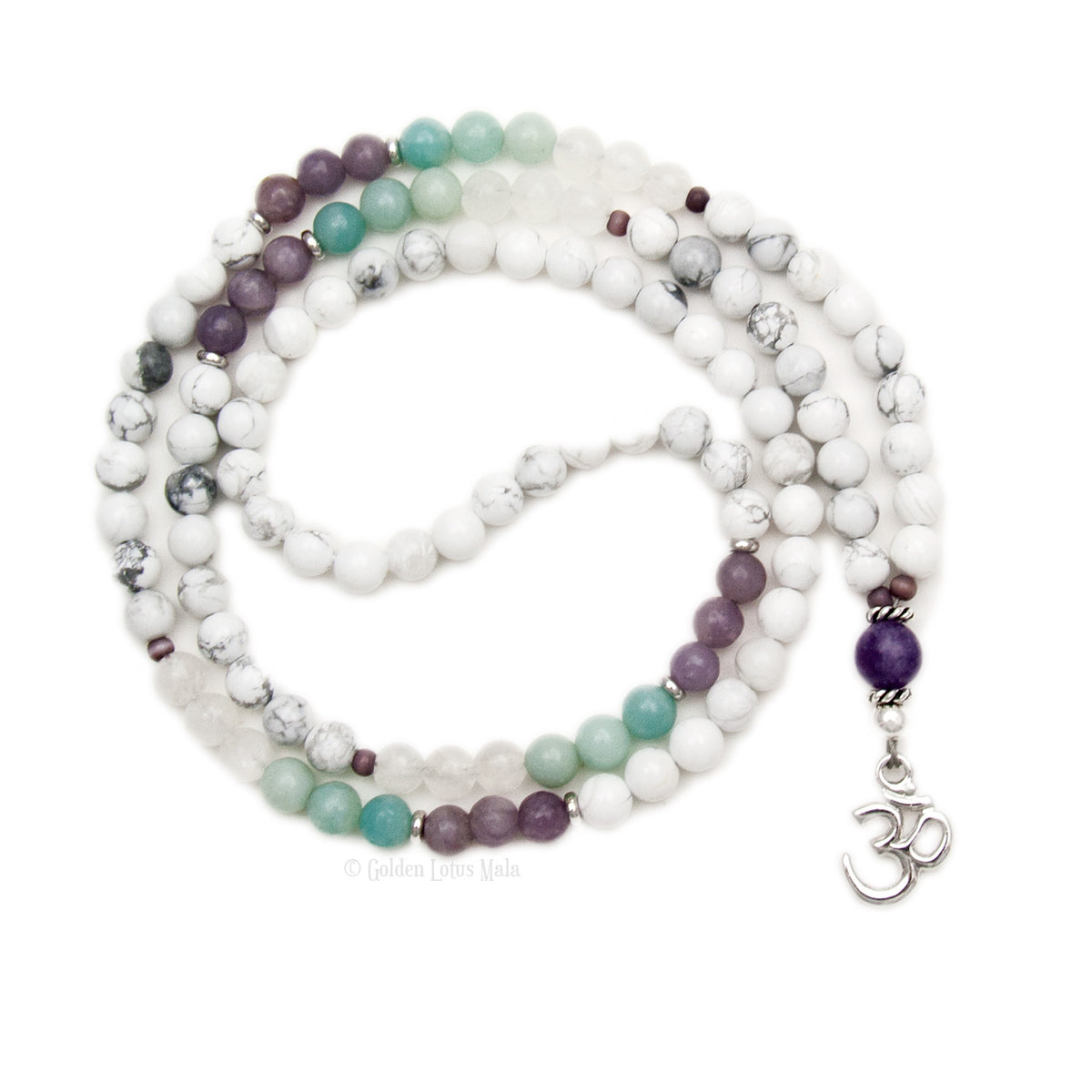 Follow Your Bliss Mala - Om Charm